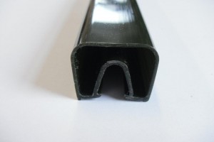 Top cap for plastic panels and plastic planks